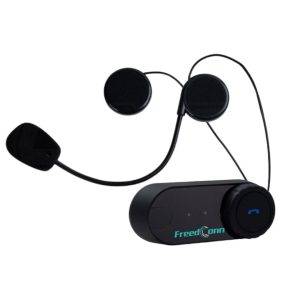 MANOS LIBRES BLUETOOTH FREEDCONN T-COM VB PARA CASCO MOTO CON INTERCOMUNICADOR Y RADIO FM