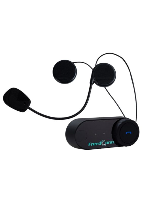 MANOS LIBRES BLUETOOTH FREEDCONN T-COM VB PARA CASCO MOTO CON INTERCOMUNICADOR Y RADIO FM