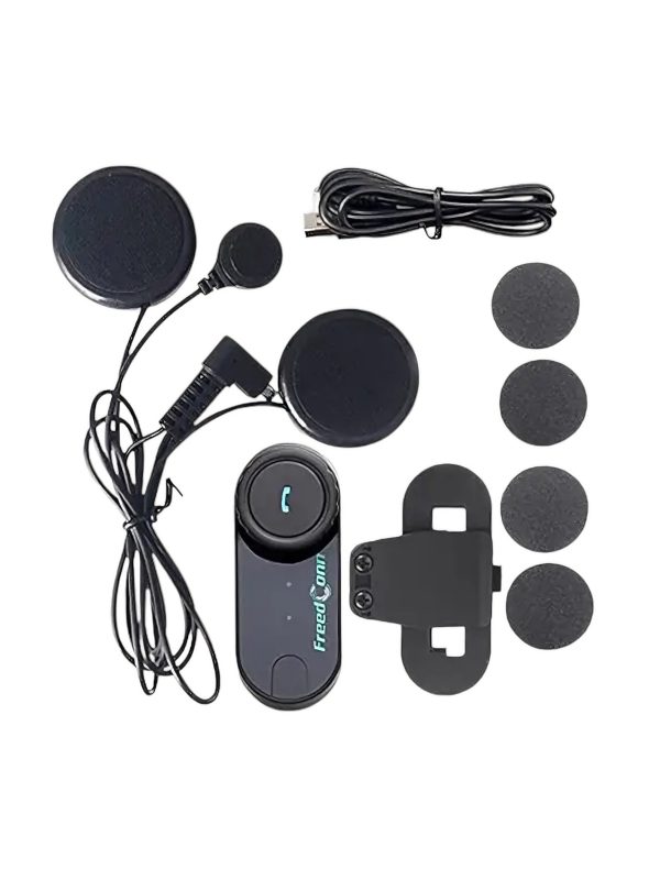 MANOS LIBRES BLUETOOTH FREEDCONN T-COM VB PARA CASCO MOTO CON INTERCOMUNICADOR Y RADIO FM - Imagen 4