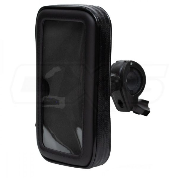 SOPORTE PORTA CELULAR IMPERMEABLE HASTA 6 PULGADAS PARA VOLANTE MOTO BICICLETA