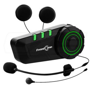 MANOS LIBRES BLUETOOTH FREEDCONN KY-01 PARA CASCO MOTO Y RADIO FM