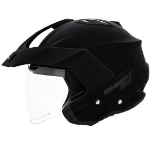 Casco abierto 227 trial shaft carcaza de abs (termo-plástico de alta resistencia) interior con tecnología sat (tecnología de absorción de impactos)