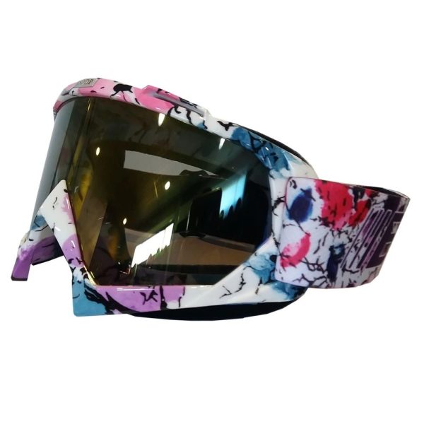 ANTIPARRA ENDURO BLANCO ROSA IRIDIUM - Imagen 2