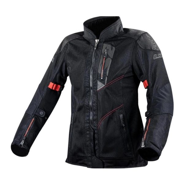 CHAQUETA LS2 ALBA VERANO MUJER NEGRA
