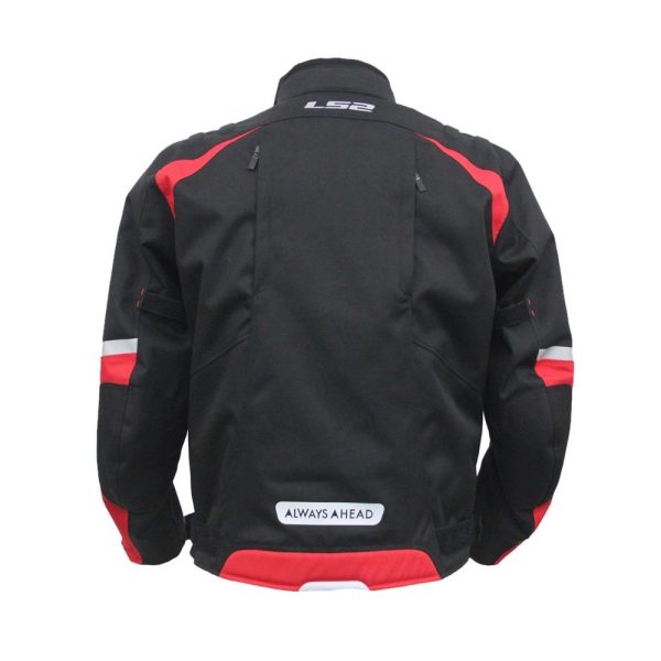 CHAQUETA LS2 SERRA NEGRA ROJA HOMBRE - Imagen 2