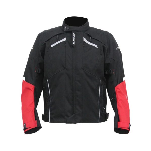 CHAQUETA LS2 SERRA NEGRA ROJA HOMBRE