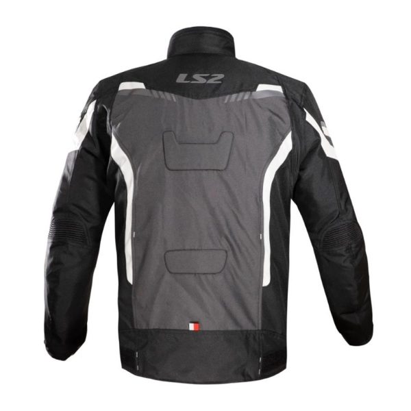 CHAQUETA LS2 WOLF NEGRA GRIS - Imagen 2