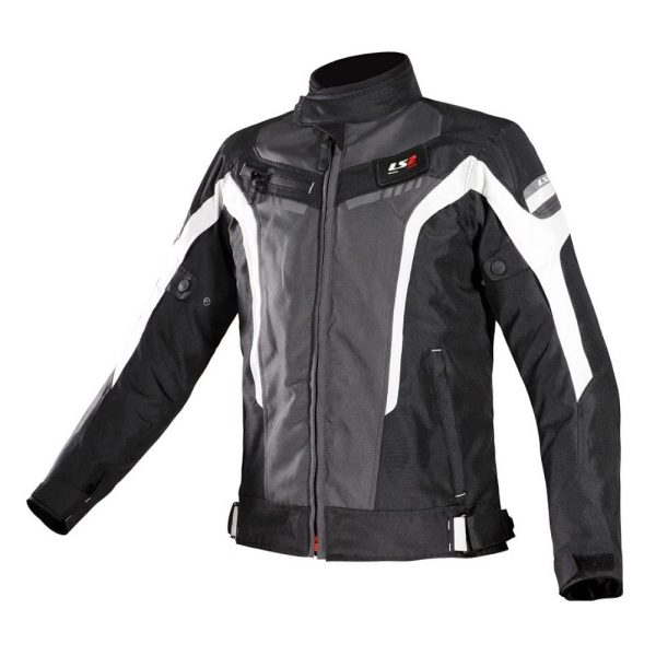 CHAQUETA LS2 WOLF NEGRA GRIS