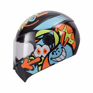 CASCO MOTO ICH 3110S JUNIOR ABATIBLE SMILE AZ SUN VISOR CERTIFICACIÓN DOT