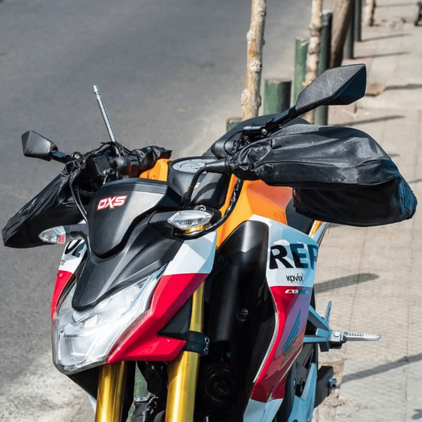 Cubre Manos Para Moto Forrados Con Polar Anti Frio Viento invierno - Imagen 2