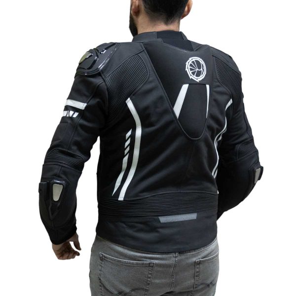 Chaqueta de cuero para armad gear modelo steel hecha de cuero diseñada para el uso deportivo / carreras