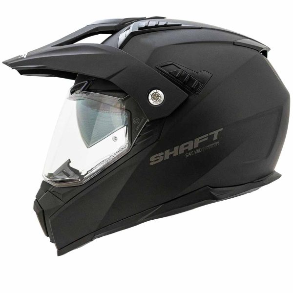 Casco integral marca shaft mx-380dv carcaza de abs (termo-plástico de alta resistencia) interior con tecnología sat (tecnología de absorción de impactos)