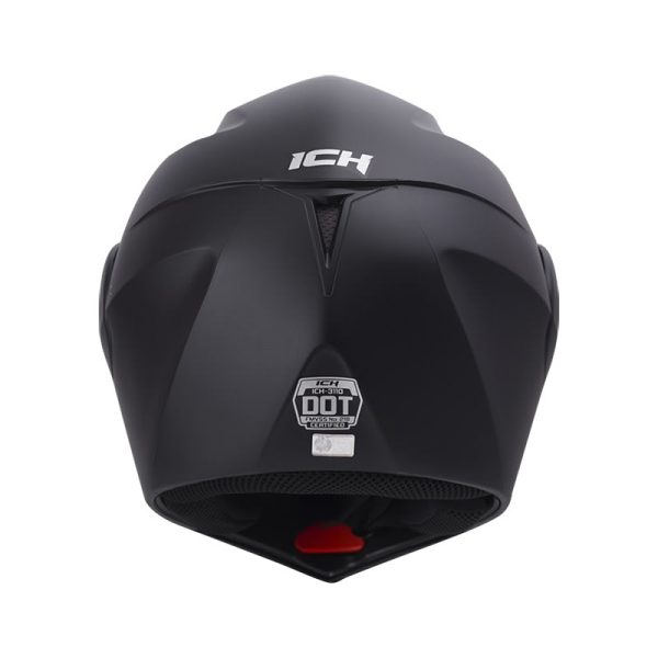 Casco abatible ich 3110 carcaza de abs (termo-plástico de alta resistencia) mecanismo abatible con botón desde el interior de la barbilla