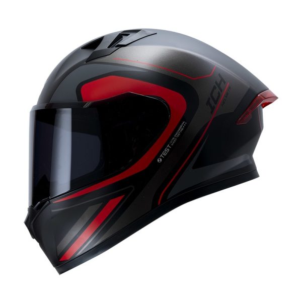 Casco integral ich 503 carcaza de abs (termo-plástico de alta resistencia) mentonera de tela en la barbilla