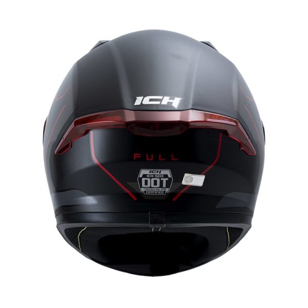 Casco integral ich 503 carcaza de abs (termo-plástico de alta resistencia) mentonera de tela en la barbilla