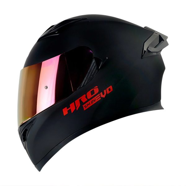 CASCO MOTO HRO 514DV SOLID NEGRO RJ INTEGRAL