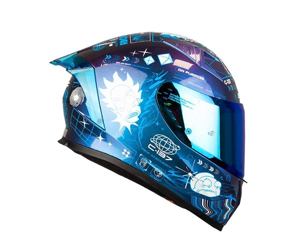 Casco Rick And Morty Iridium azul - Imagen 4