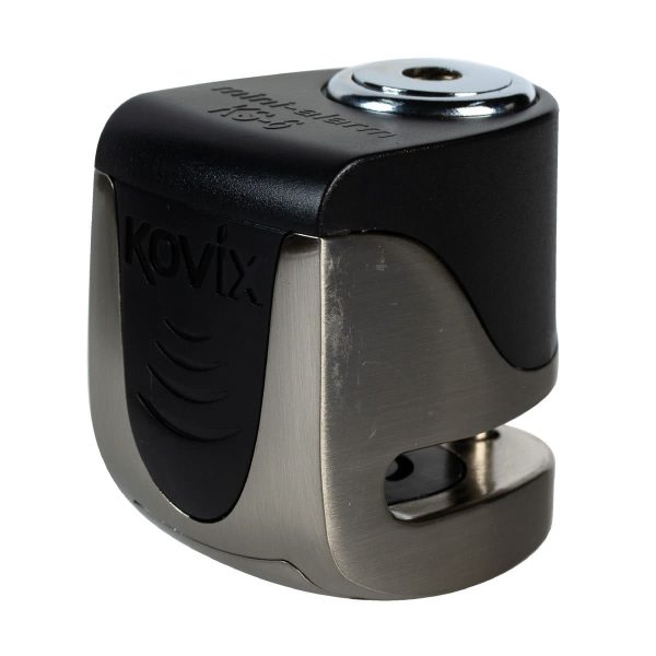 Candado Disco Moto Kovix Con Alarma Ks6 Metal Pulido - Imagen 3