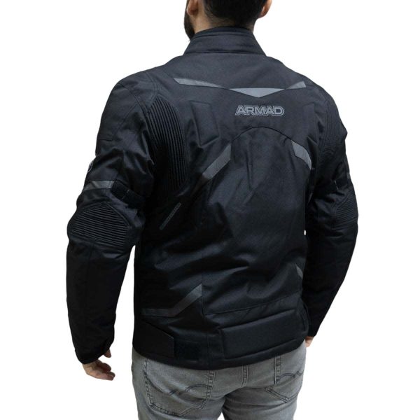 Chaqueta para moto armad gear stunt maxdura impermable - Imagen 4
