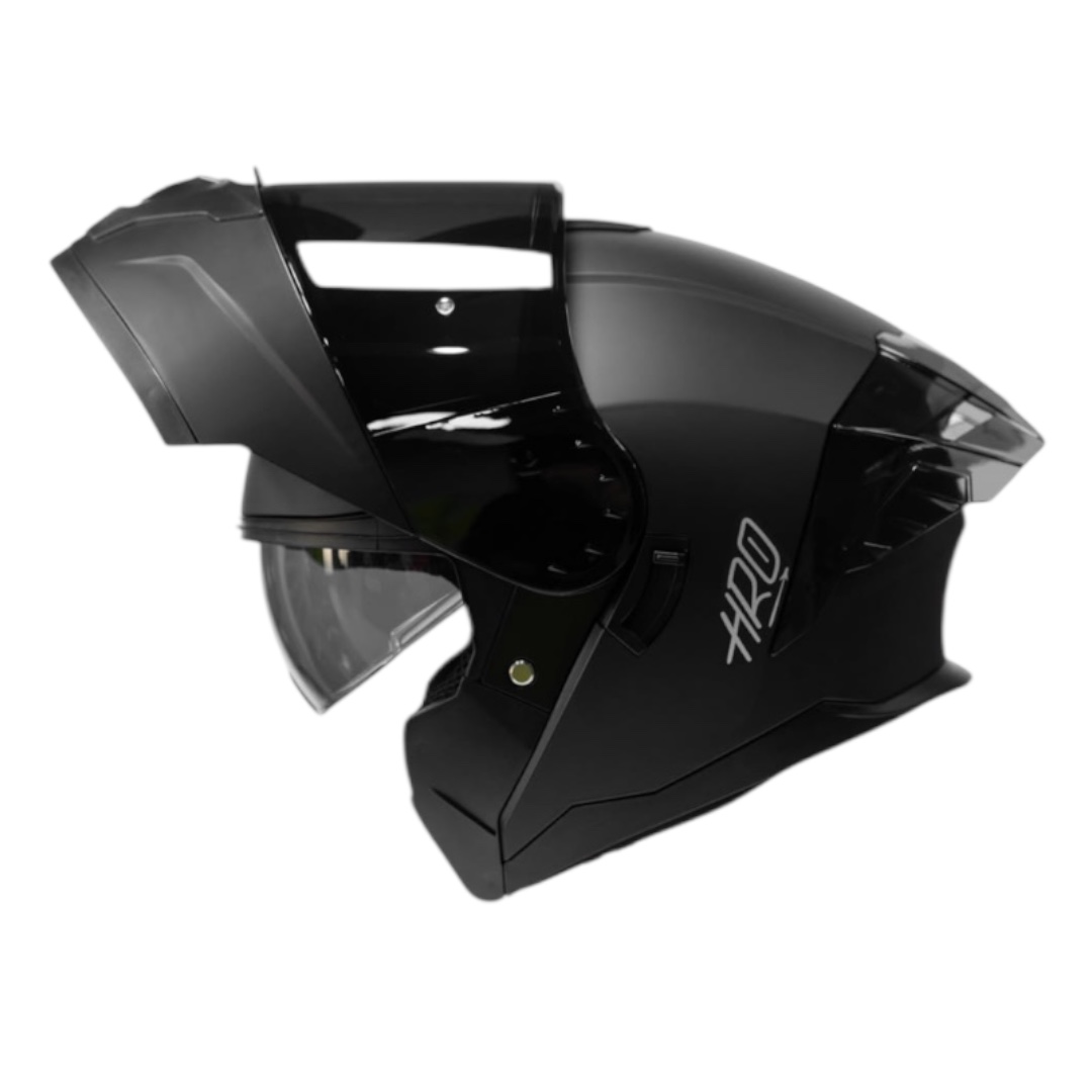 Casco moto hro 3480dv solid ng n7 tr.ir.sl abatible con sun visor dot