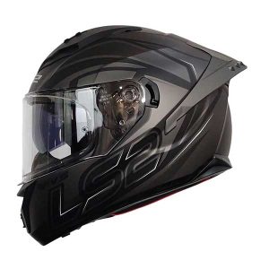 CASCO LS2 FF806 FUSION SINGULAR NEGRO GRIS MATE