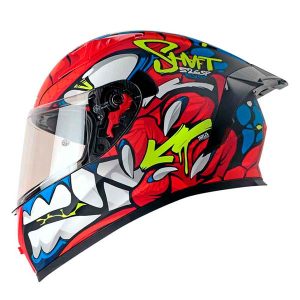 CASCO MOTO SHAFT 526SP EVO DANO ROJO AZUL INTEGRAL