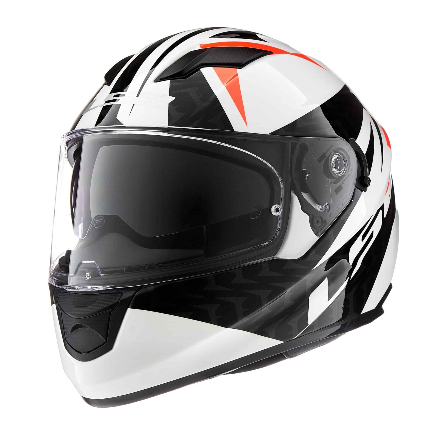 CASCO LS2 320 STREAM EVO COMMANDER BLANCO/NEGRO/ROJO - Imagen 2