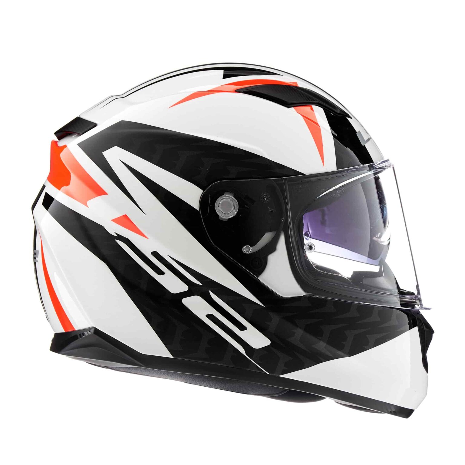 CASCO LS2 320 STREAM EVO COMMANDER BLANCO/NEGRO/ROJO - Imagen 3