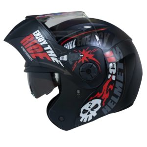 CASCO MOTO ICH 3110 SPEED MASTER RJ ABATIBLE CON SUN VISOR CERTIFICACIÓN DOT 3CV