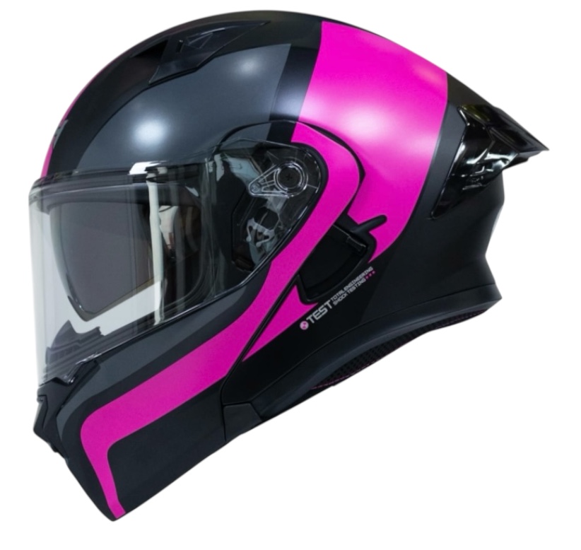 CASCO MOTO ICH 3120 FURTHER MATE FC ABATIBLE CON SUN VISOR CERTIFICACIÓN DOT 3CV - Imagen 2