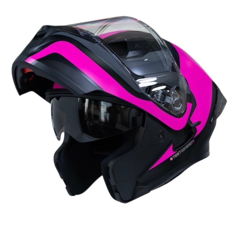 CASCO MOTO ICH 3120 FURTHER MATE FC ABATIBLE CON SUN VISOR CERTIFICACIÓN DOT 3CV