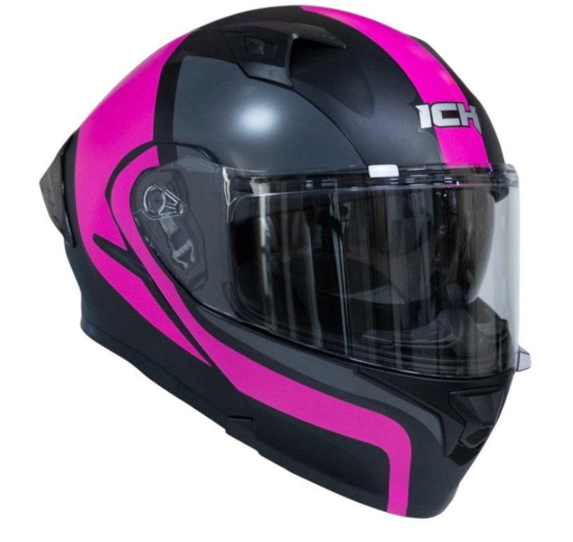 CASCO MOTO ICH 3120 FURTHER MATE FC ABATIBLE CON SUN VISOR CERTIFICACIÓN DOT 3CV - Imagen 6