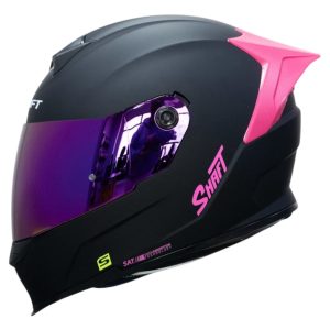 CASCO MOTO SHAFT 502SP SOLID NG ROSA INTEGRAL NORMAL DOT ACREDITADO