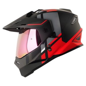 CASCO MOTO HRO MX-330DV DRY GR RJ MULTIPROPÓSITO