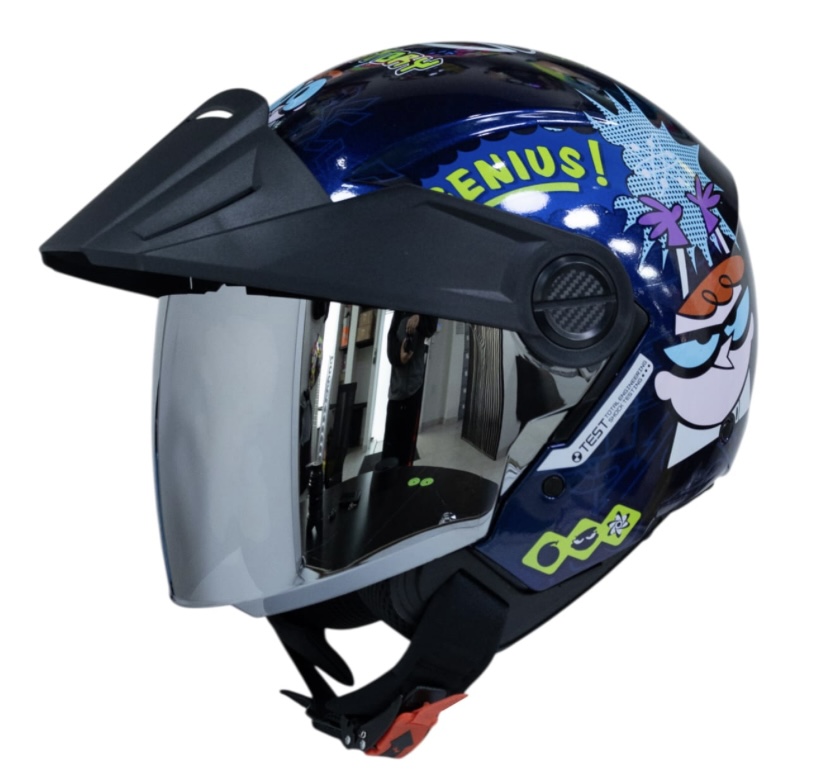 CASCO MOTO ICH 102 DEXTER EDICION LIMITADA ABIERTO CON VISCERA URBANO