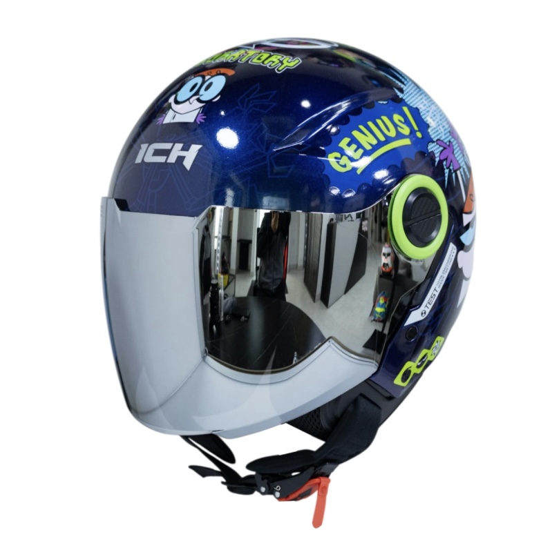 CASCO MOTO ICH 102 DEXTER EDICION LIMITADA ABIERTO CON VISCERA URBANO - Imagen 2