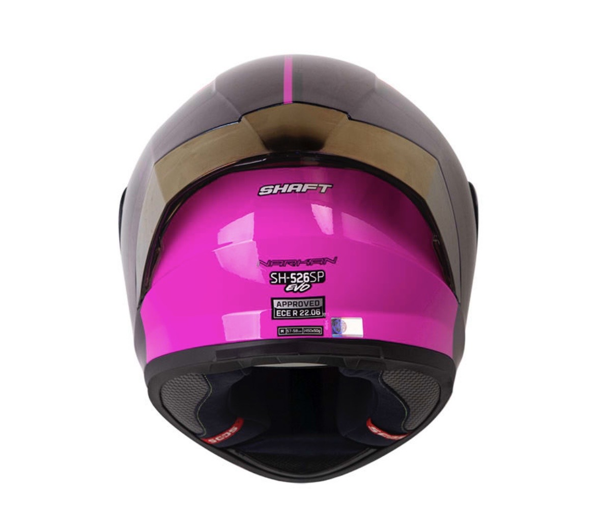 CASCO MOTO SHAFT 526SP NARKAN CAMALEON FC INTEGRAL - Imagen 3