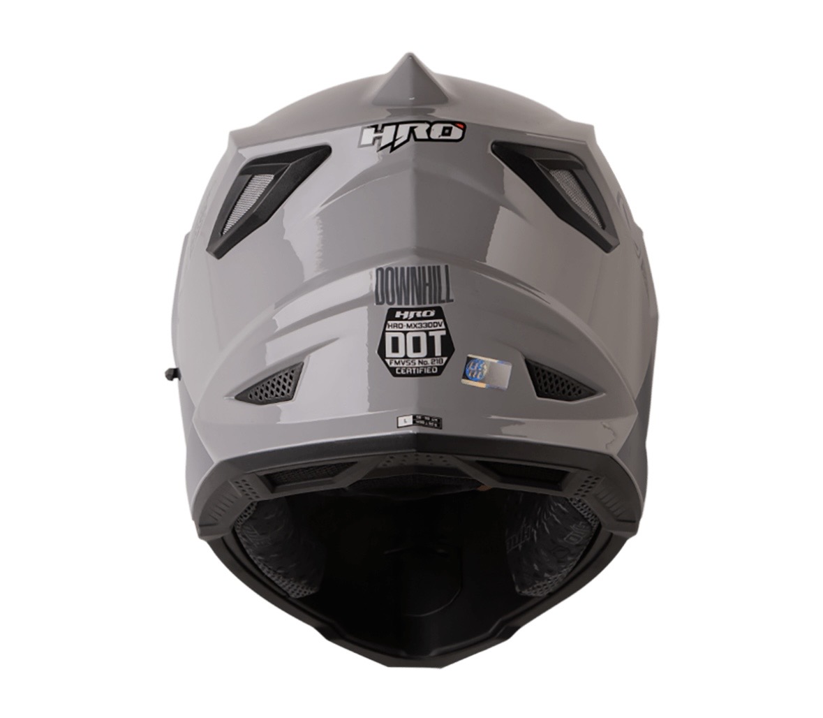 CASCO MOTO HRO MX-330DV DOWNHILL GR GR MULTIPROPOSITO - Imagen 3