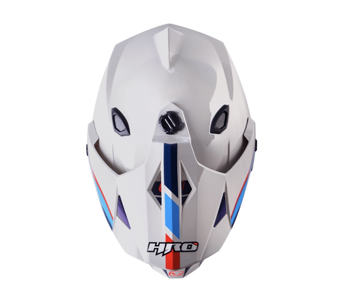 CASCO MOTO HRO MX-330DV DOWNHILL GR.CL AZ MULTIPROPOSITO - Imagen 2