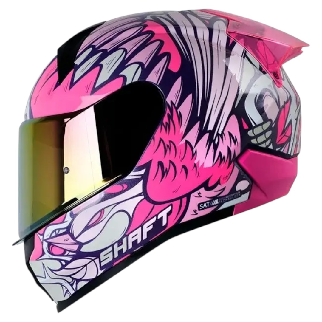 CASCO INTEGRAL SHAFT 560 EVO FLY ROSADO MORADO