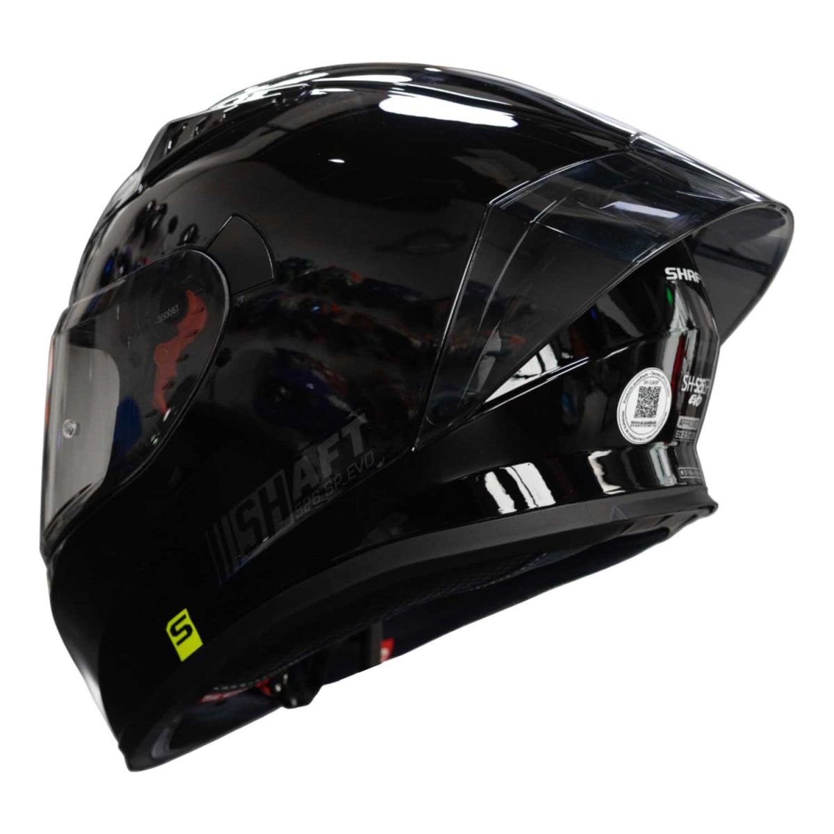 CASCO MOTO SHAFT 526SP SOLID NG BRILLO INTEGRAL - Imagen 3