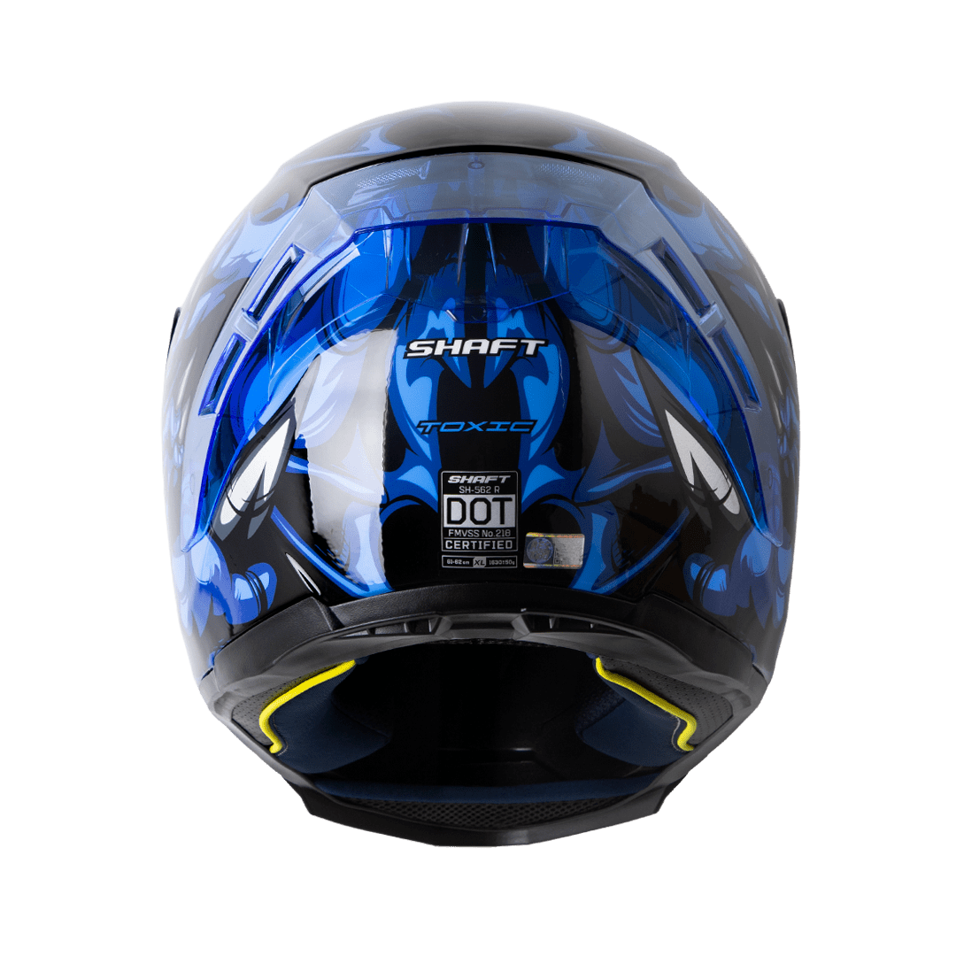 CASCO MOTO SHAFT 562R SOLID TOXIC NG AZ INTEGRAL - Imagen 3