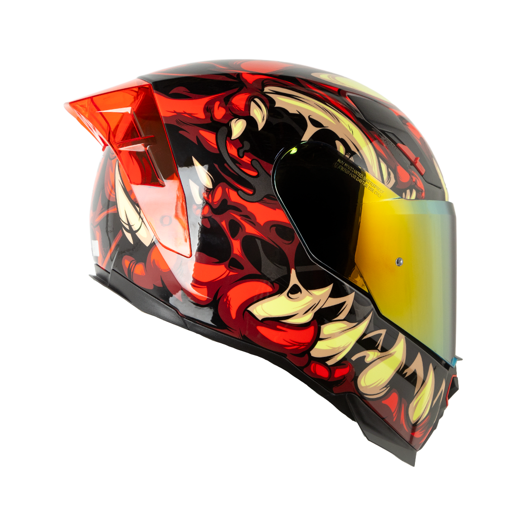 CASCO MOTO SHAFT 562R SOLID TOXIC NG RJ DO INTEGRAL - Imagen 2