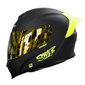 CASCO MOTO SHAFT 502SP SOLID NG NEON YELLOW INTEGRAL NORMAL DOT ACREDITADO