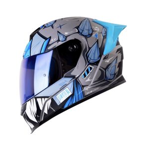 CASCO INTEGRAL SHAFT 502SP ELDYMON AZUL CERTIFICACIÓN DOT