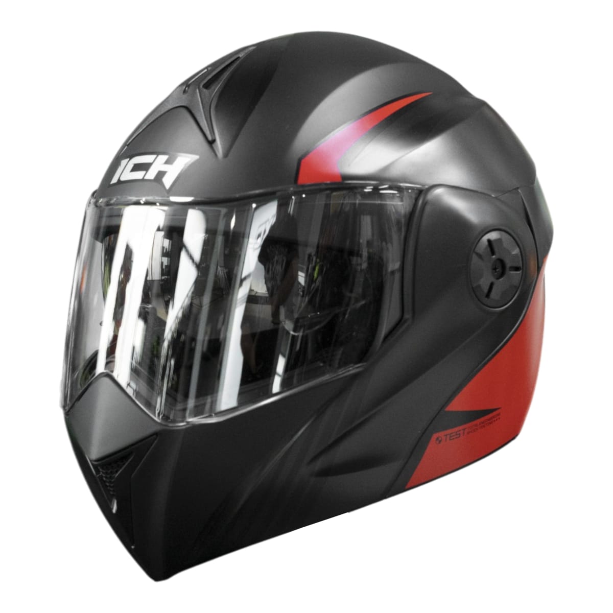CASCO MOTO ICH 3110 SXMAL RJ ABATIBLE CON SUN VISOR CERTIFICACIÓN DOT 3CV - Imagen 2