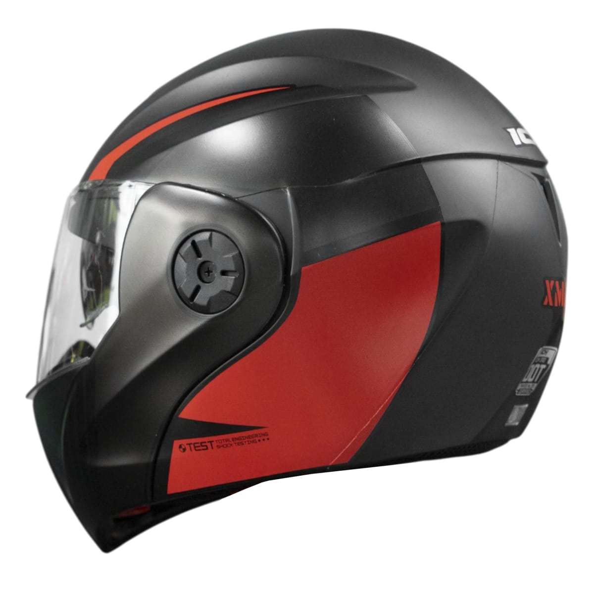 CASCO MOTO ICH 3110 SXMAL RJ ABATIBLE CON SUN VISOR CERTIFICACIÓN DOT 3CV - Imagen 4
