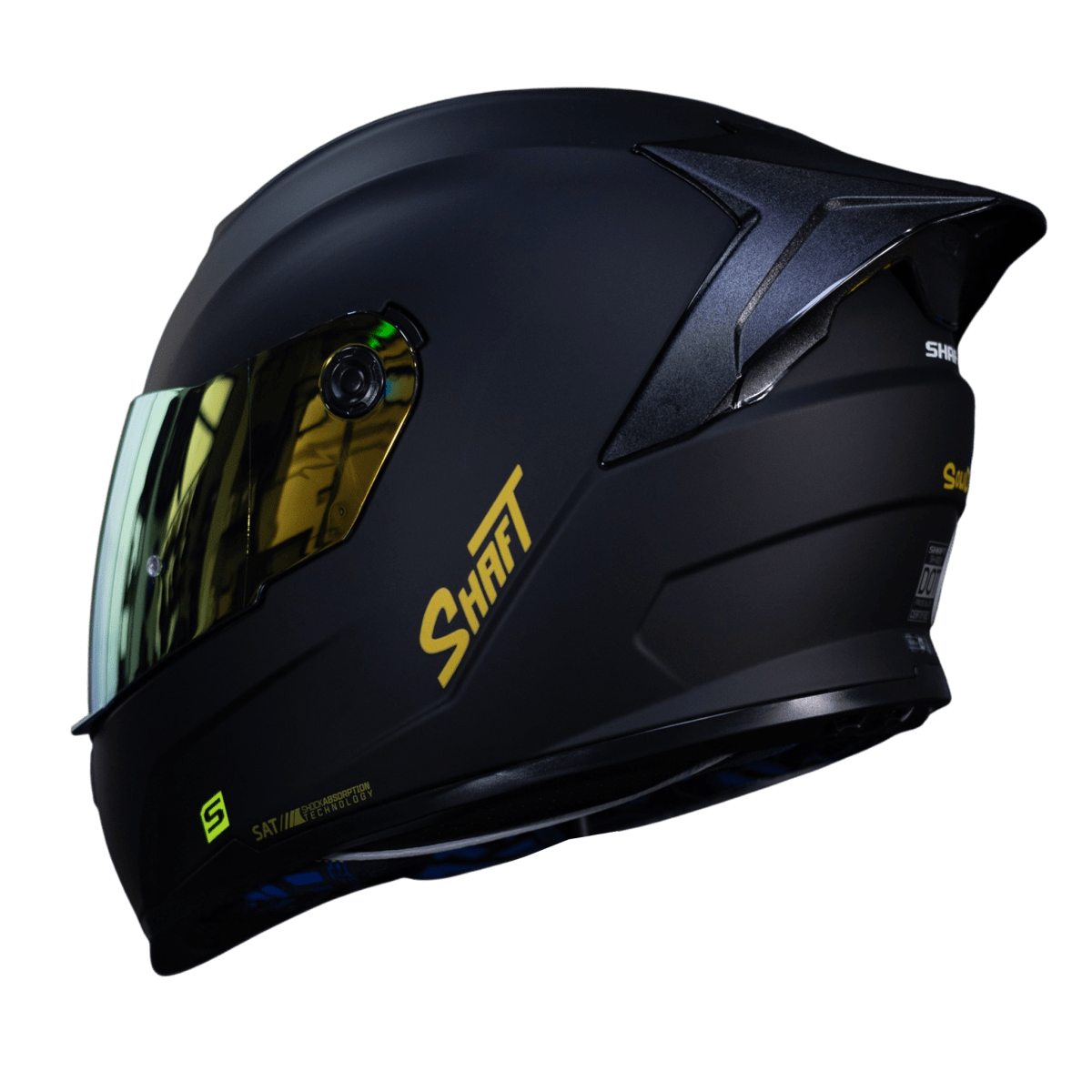 CASCO MOTO SHAFT 502SP SOLID N.M DO INTEGRAL NORMAL DOT ACREDITADO - Imagen 3