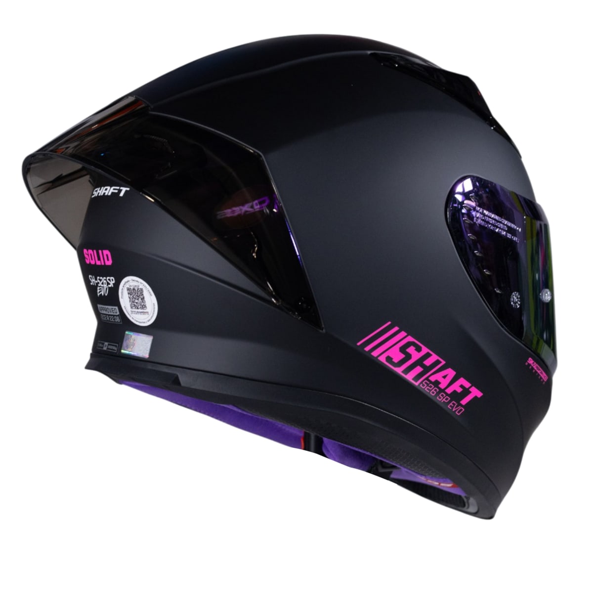 CASCO MOTO SHAFT 526SP EVO SOLID INTEGRAL - Imagen 2