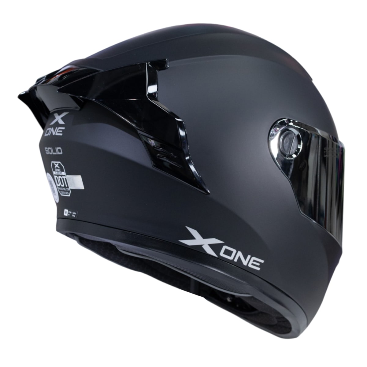 CASCO MOTO XONE 500RS SOLID N.M SL INTEGRAL - Imagen 3